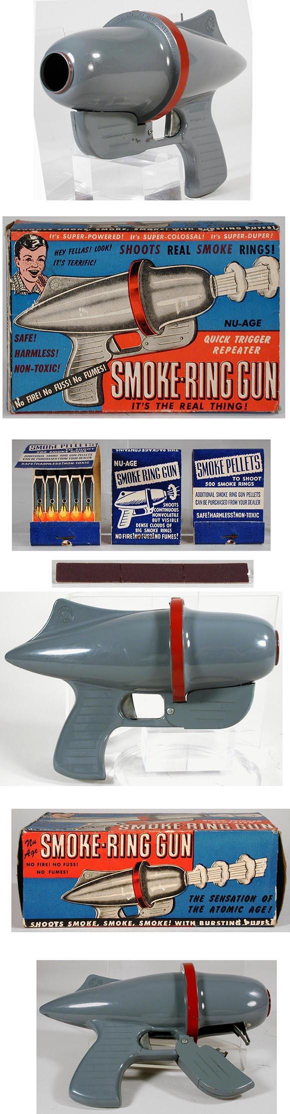 1954 Nu-Age Products, Smoke-Ring Gun in Original Box